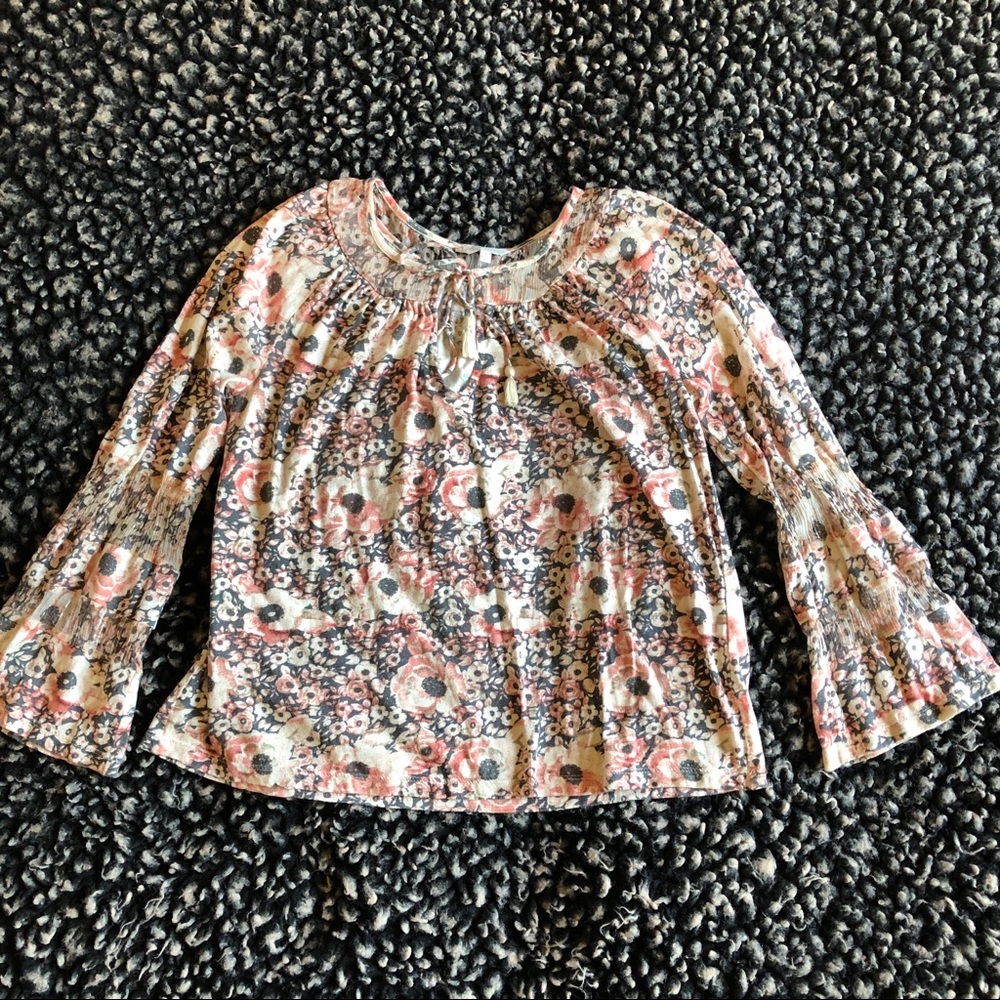 Lucky Brand floral print top medium